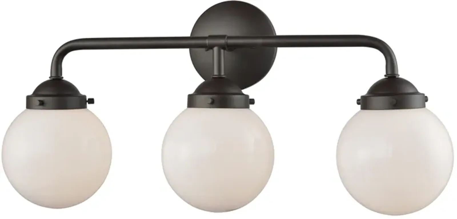 Beckett 24" Wide 3-Light Vanity Light - Oil Rubbed Bronze