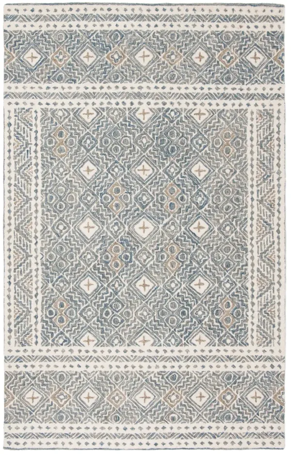 MICRO-LOOP Hand Tufted 3' x 5' area rug