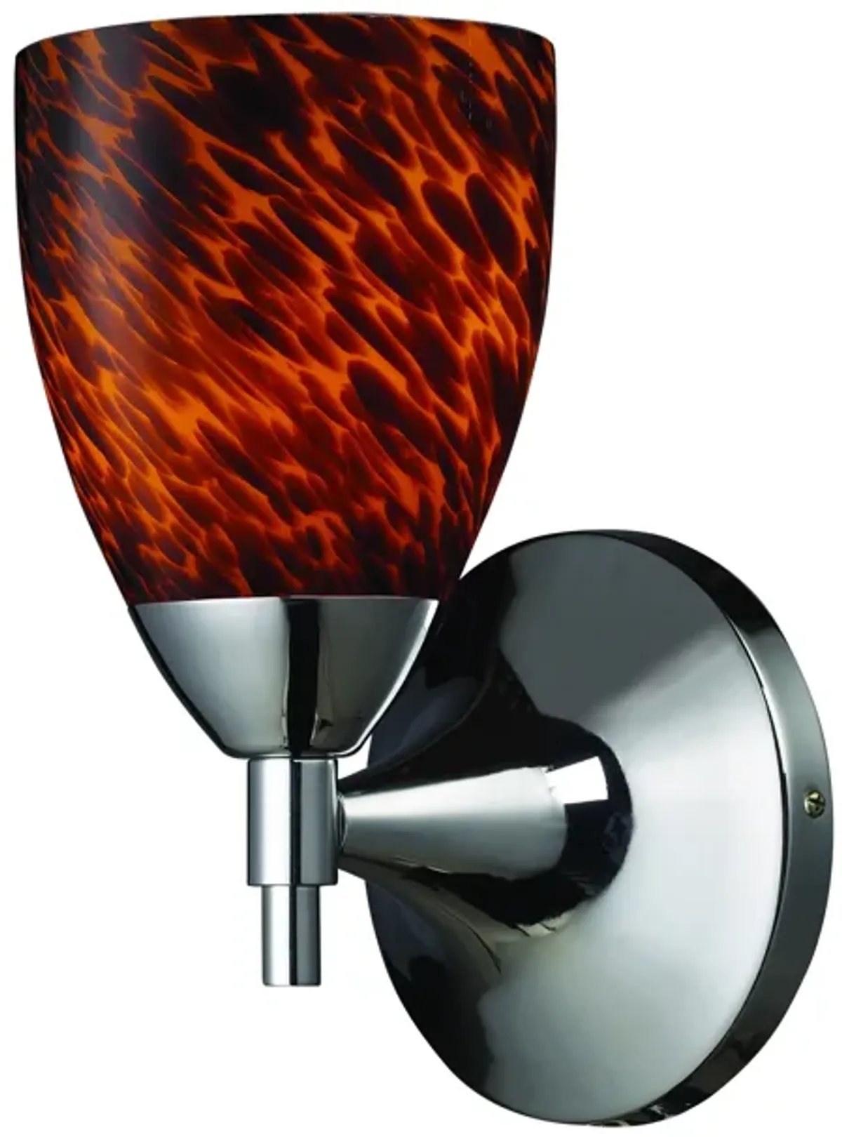 Celina 9" High 1-Light Sconce - Polished Chrome