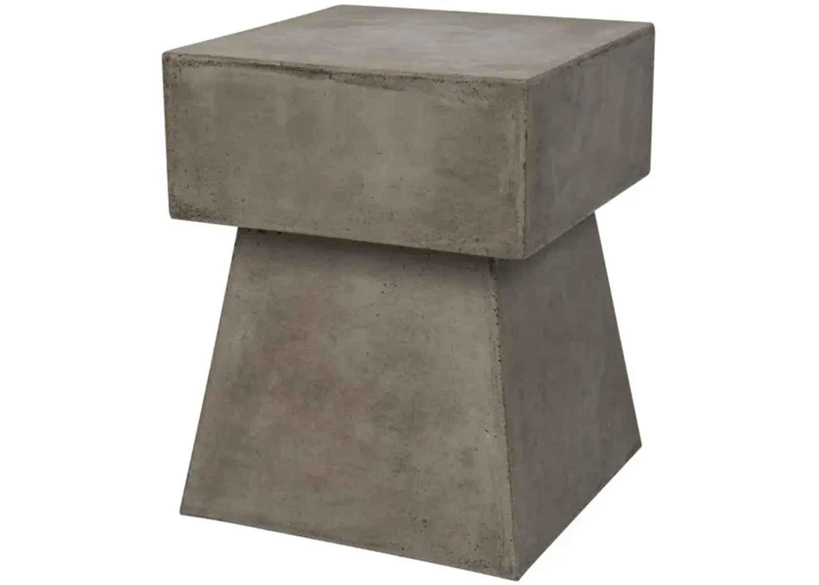 Zen Indoor/Outdoor Mushroom Modern Accent Table