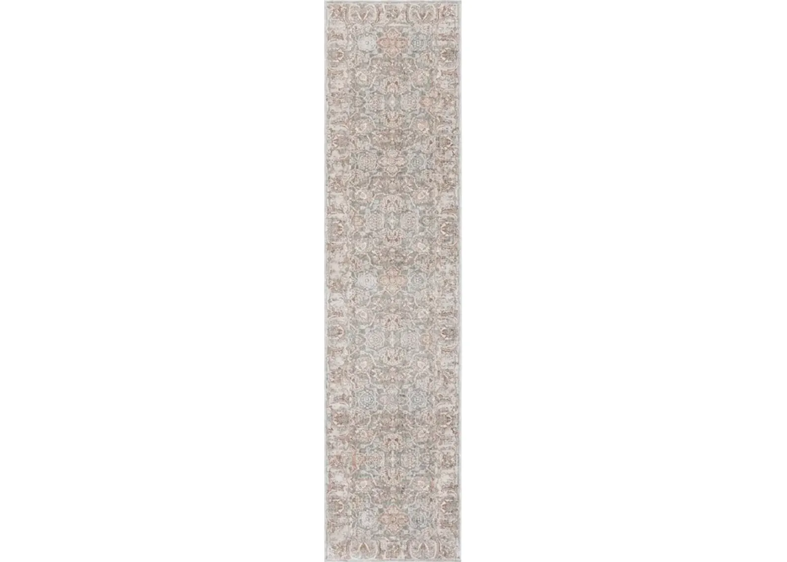 HARLOW 103 Grey  2' X 8' Runner Rug