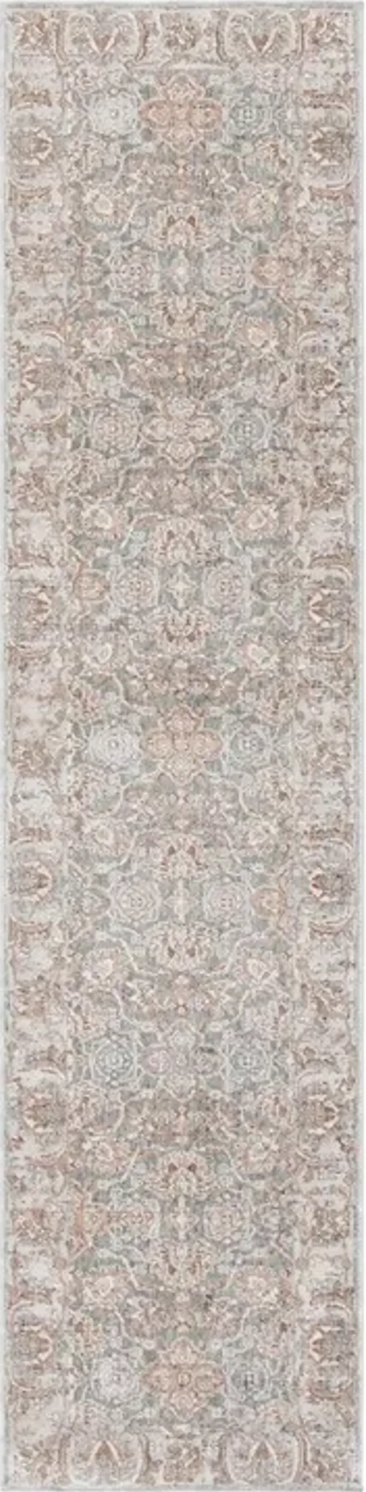 HARLOW 103 Grey  2' X 8' Runner Rug