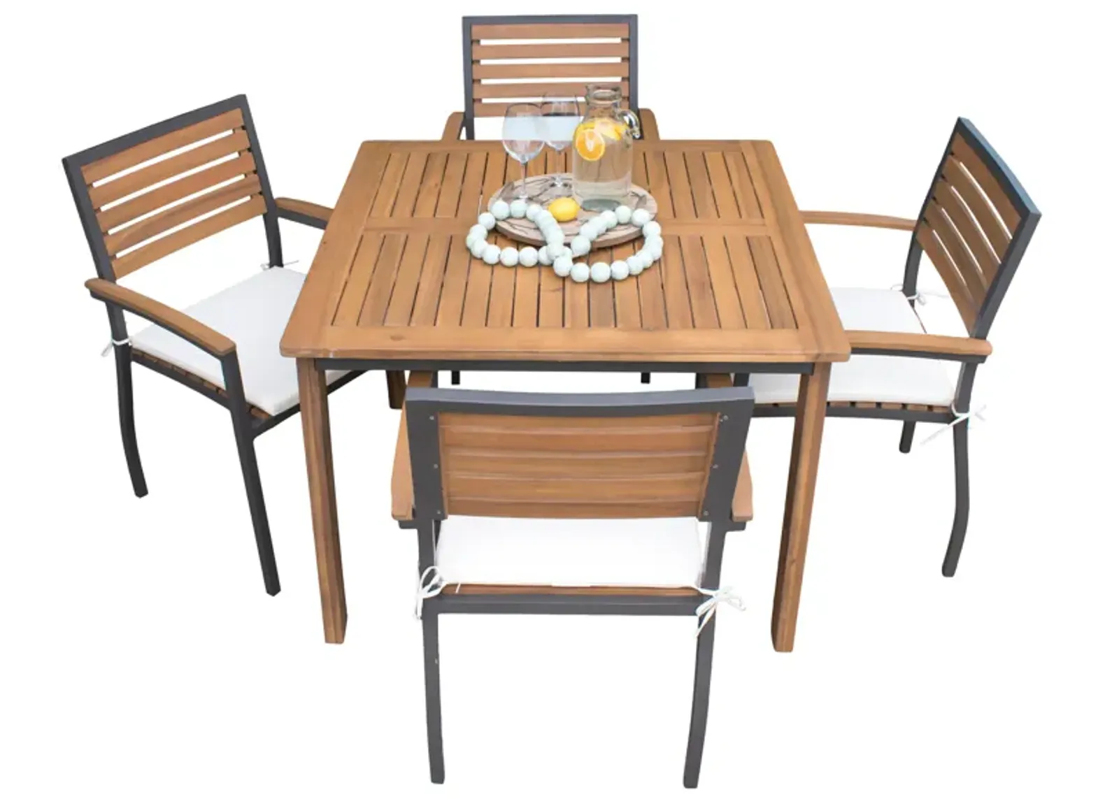 Panama Jack Boca Grande 5-Piece Square Dining Set