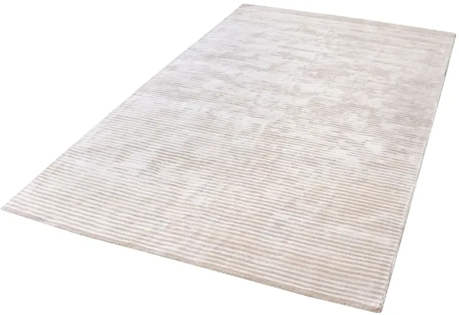 Logan Handwoven Viscose Rug in Ivory