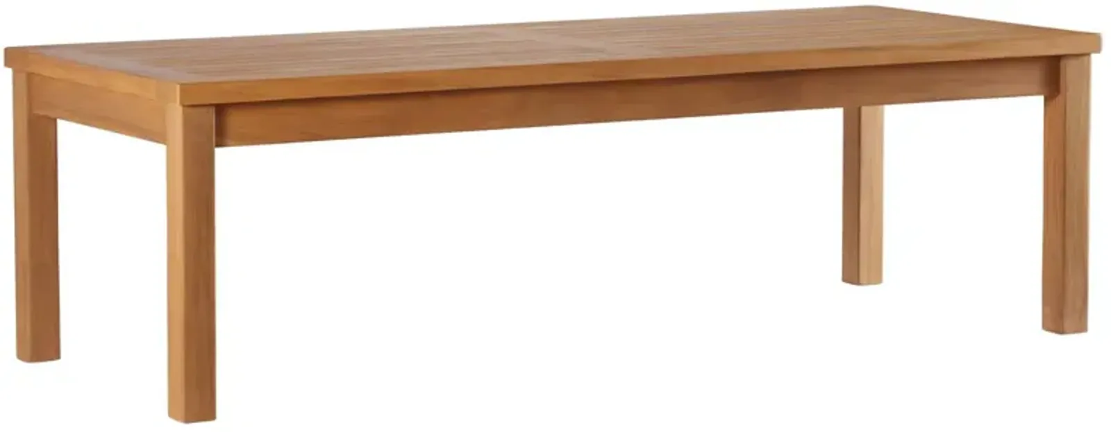 Upland Outdoor Patio Teak Wood Coffee Table