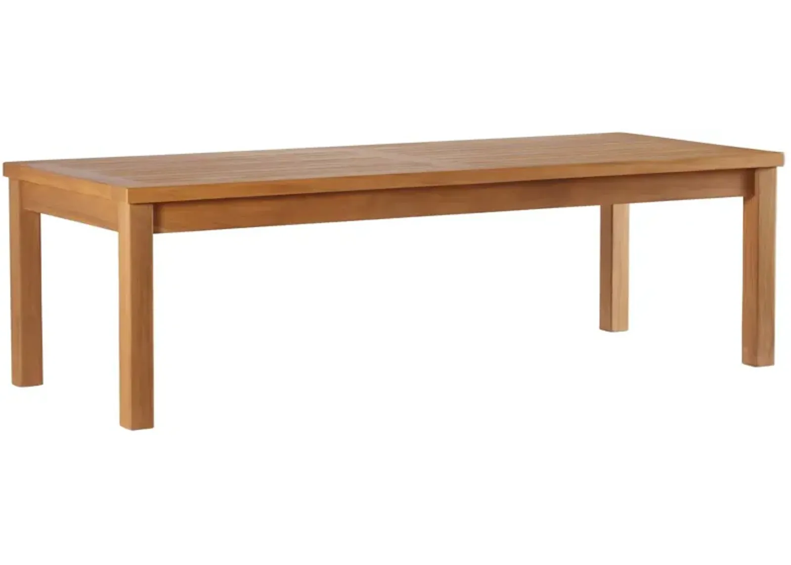 Upland Outdoor Patio Teak Wood Coffee Table