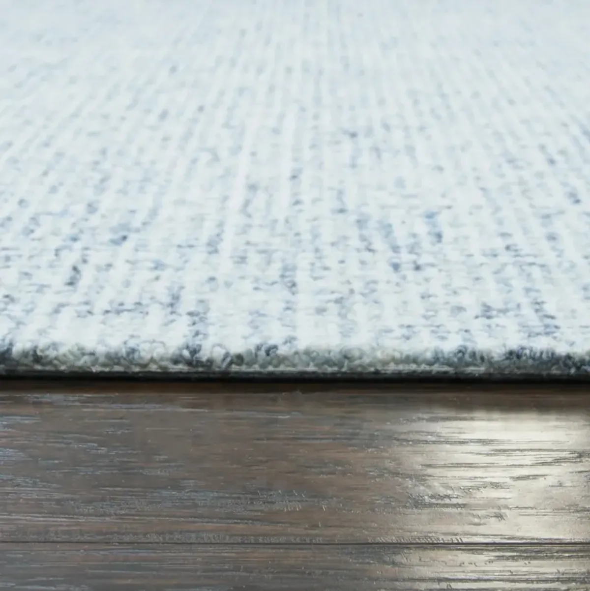 Brindleton Blue/Natural Tweed Wool 2'6" x 10' Runner Rug