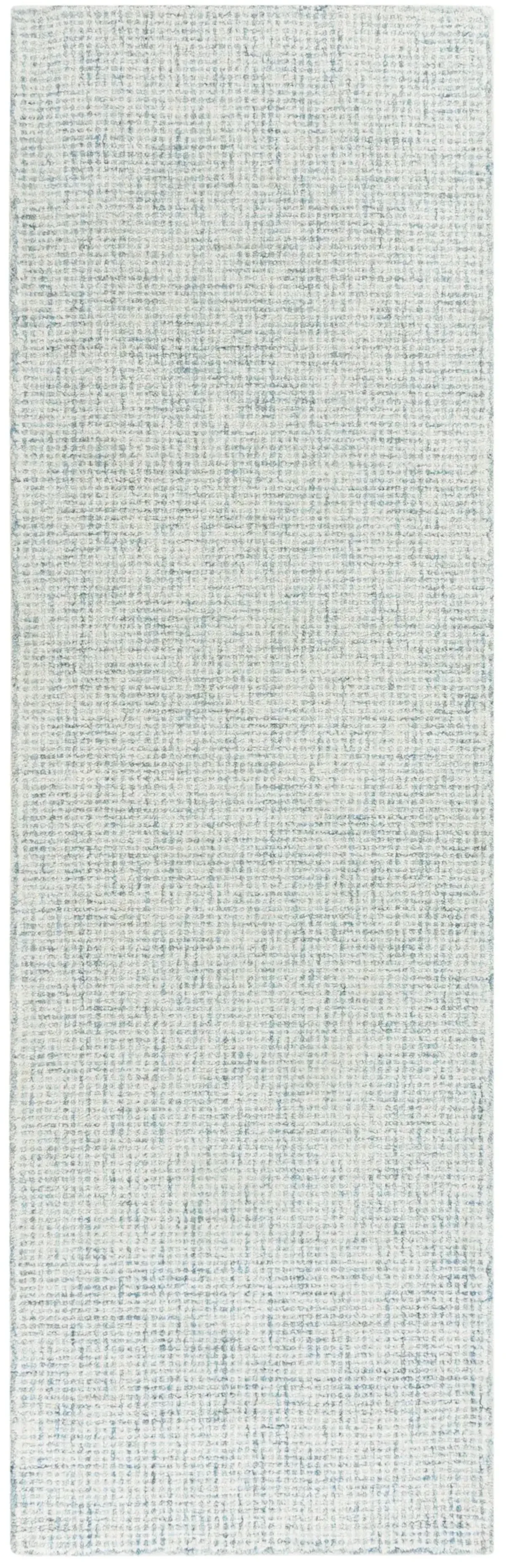 Brindleton Blue/Natural Tweed Wool 2'6" x 10' Runner Rug