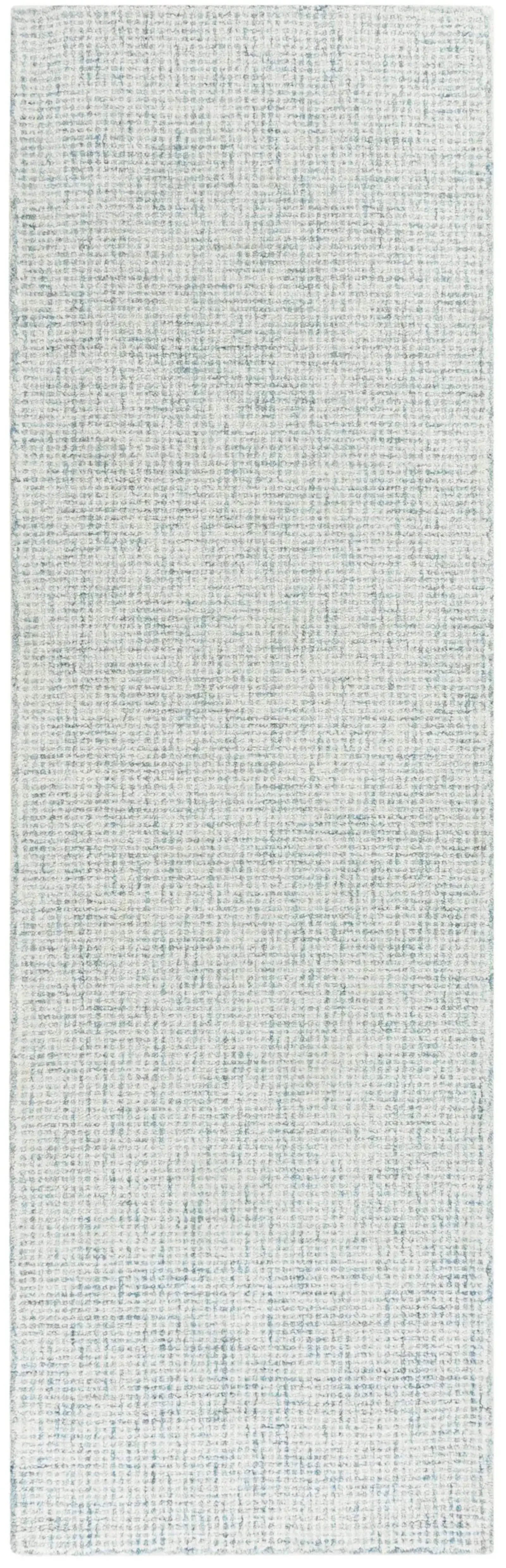 Brindleton Blue/Natural Tweed Wool 2'6" x 10' Runner Rug