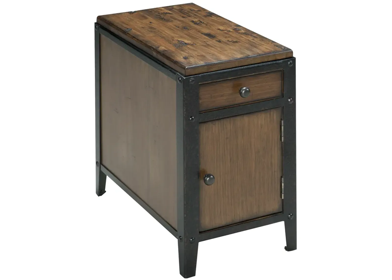 Pinebrook Chairside Door End Table