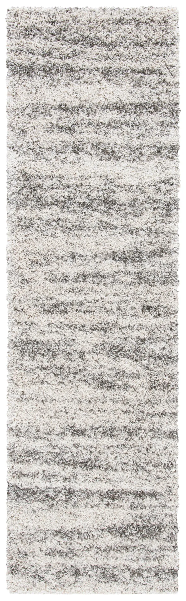 HUDSON SHAG 206 IVORY  2'-3' x 10' Runner Rug
