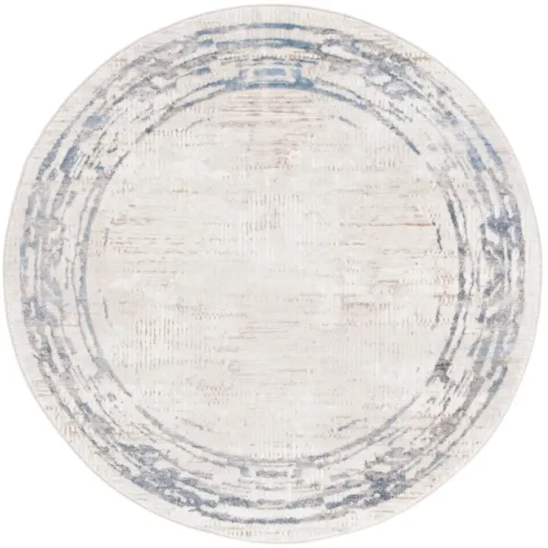 PRESTIGE 126 IVORY  6'-7' x 6'-7' Round Round Rug