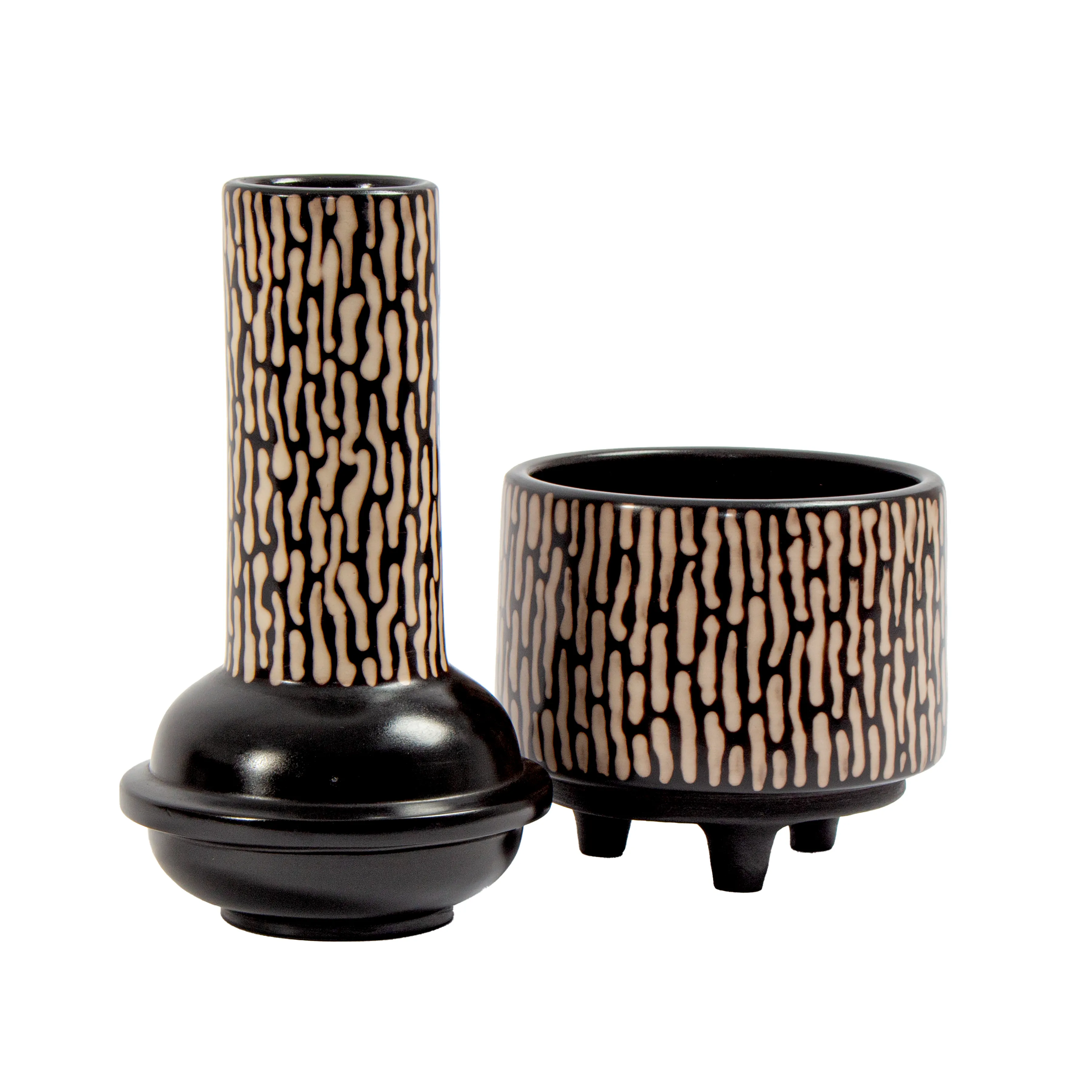 Ofelia Vase - Medium Black