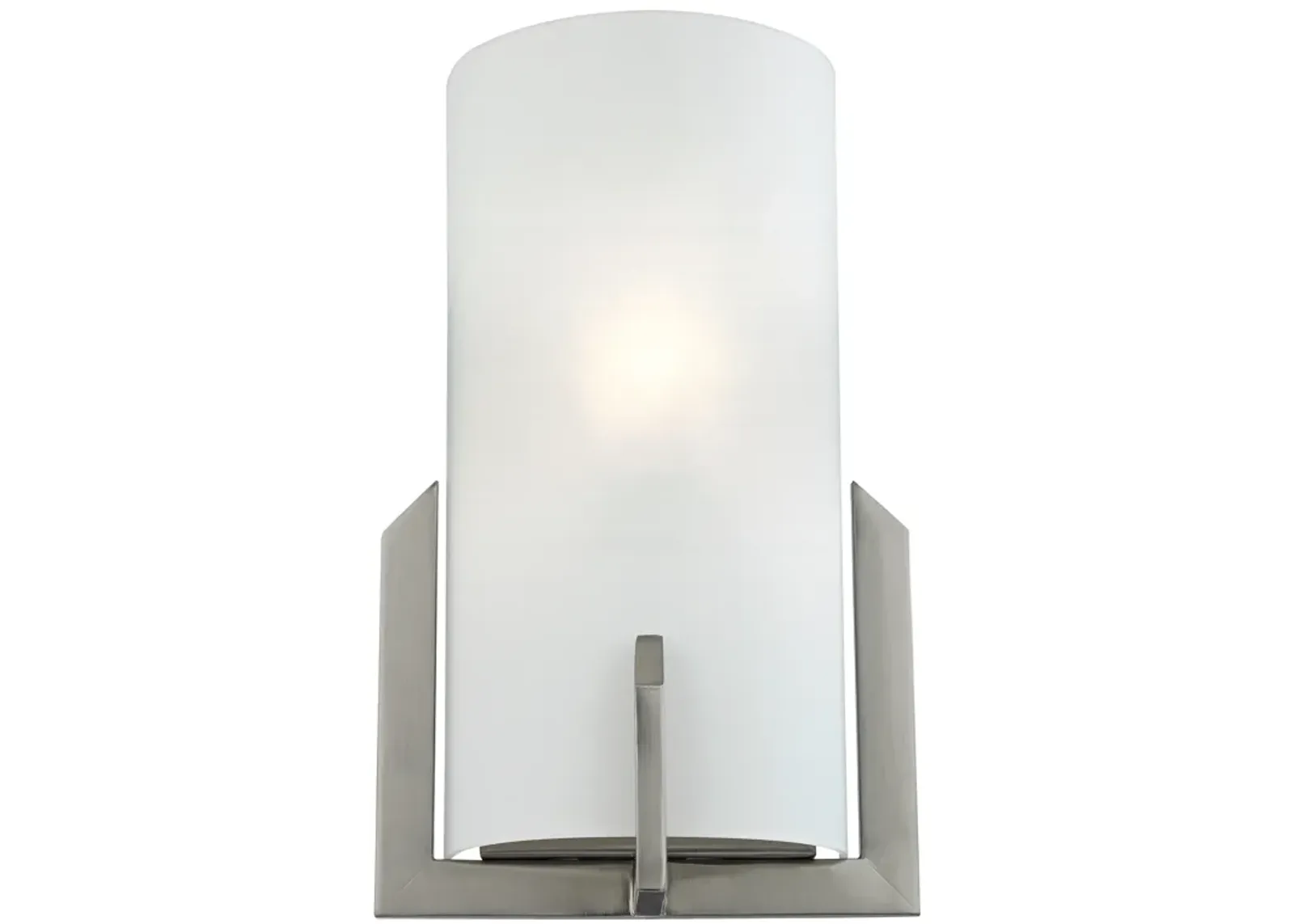 Wall Sconces 12" High 1-Light Sconce - Brushed Nickel