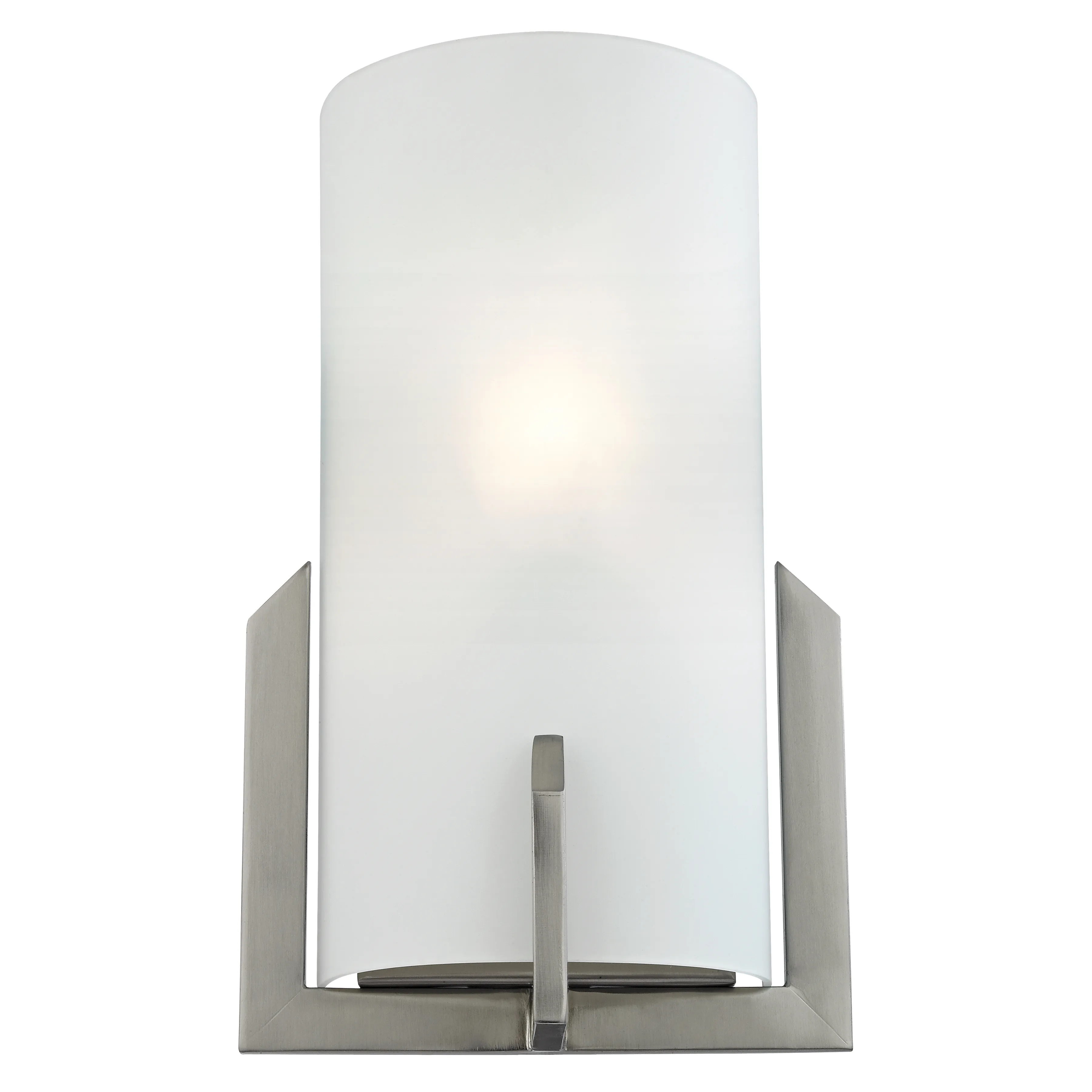 Wall Sconces 12" High 1-Light Sconce - Brushed Nickel