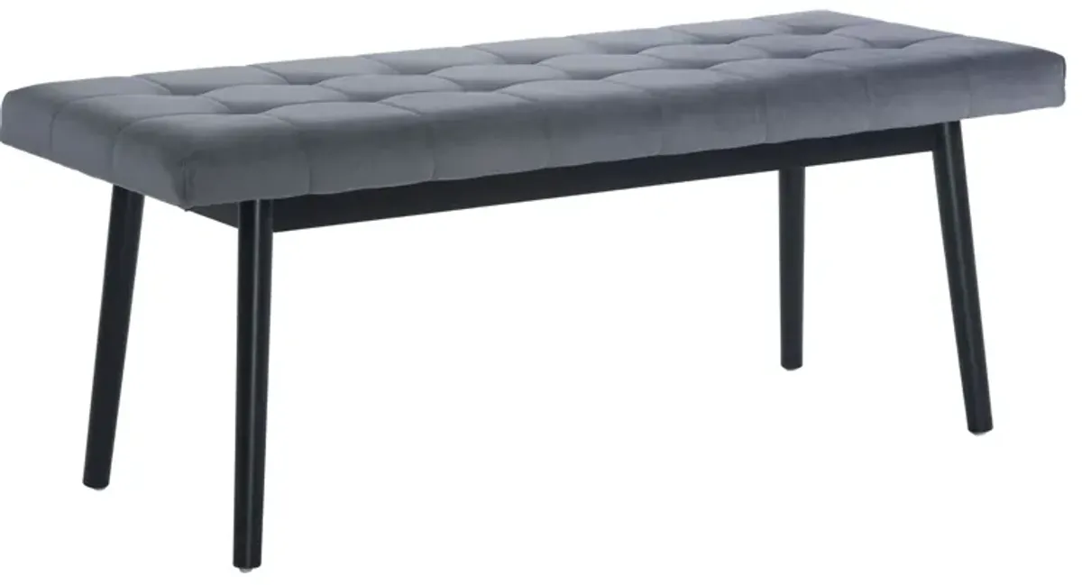 Tanner Bench Gray & Black