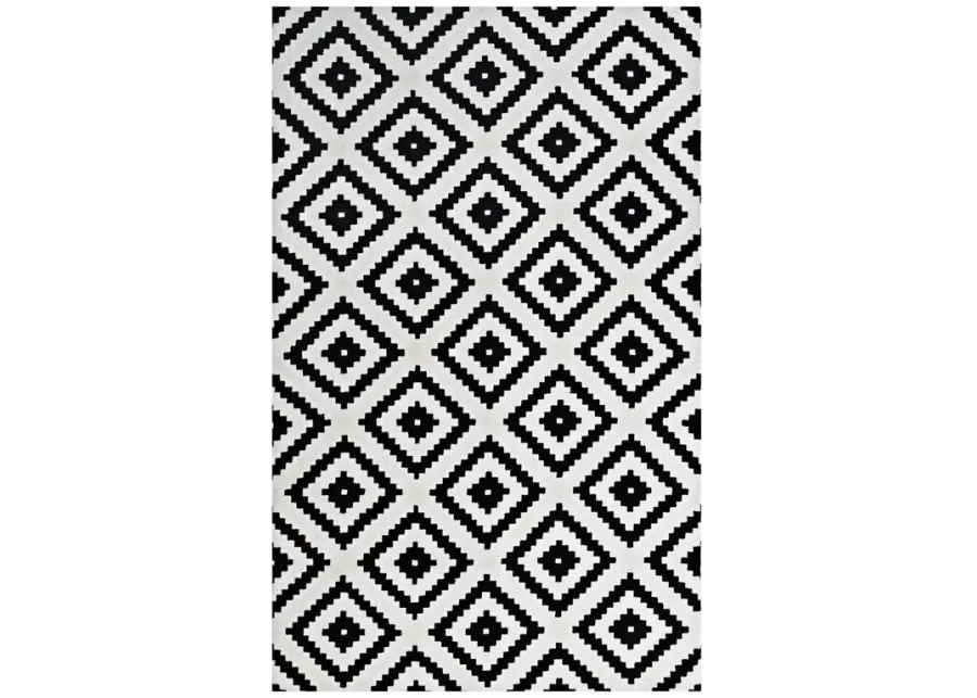 Alika Abstract Diamond Trellis 8x10 Area Rug