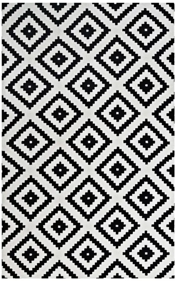 Alika Abstract Diamond Trellis 8x10 Area Rug