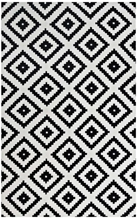 Alika Abstract Diamond Trellis 8x10 Area Rug