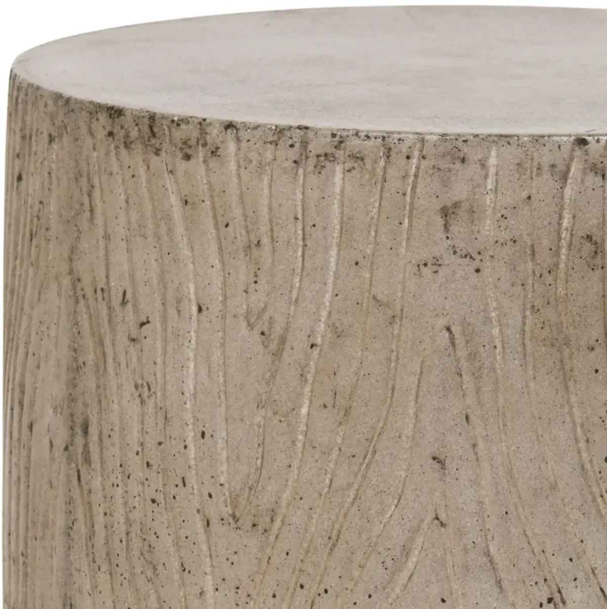 Trunk Indoor/Outdoor Modern Concrete Accent Table