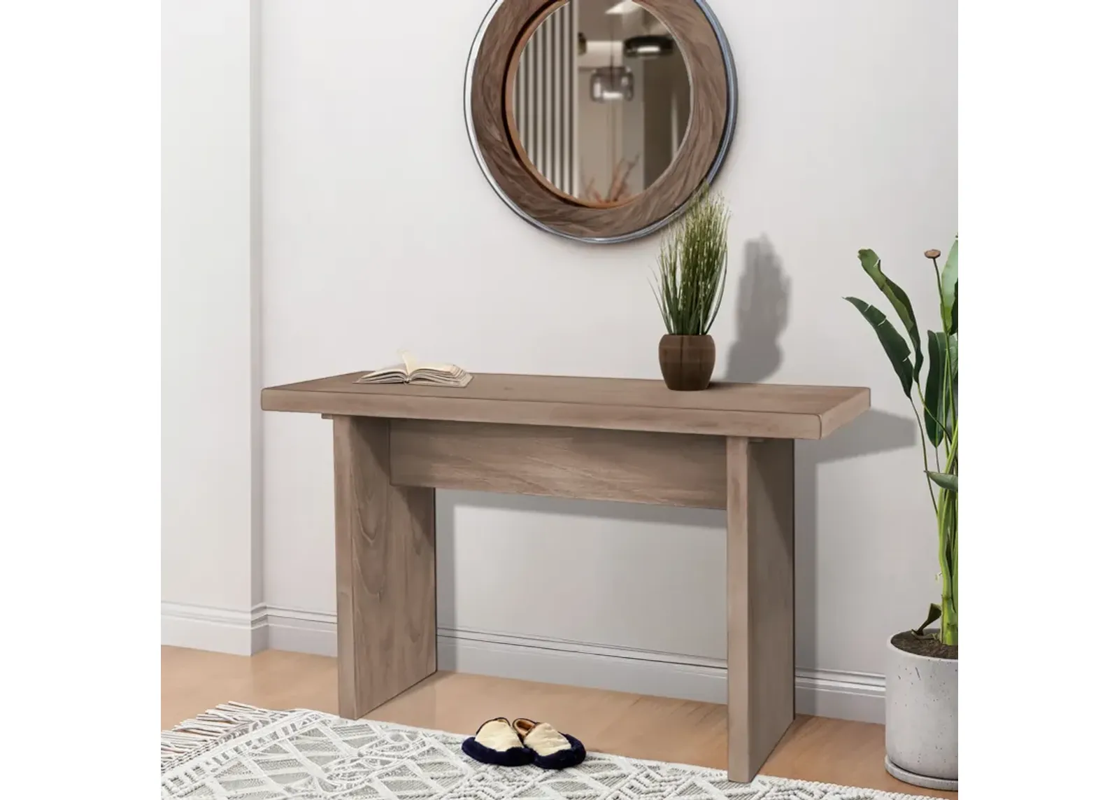 CH Wheat Lailani Console Table