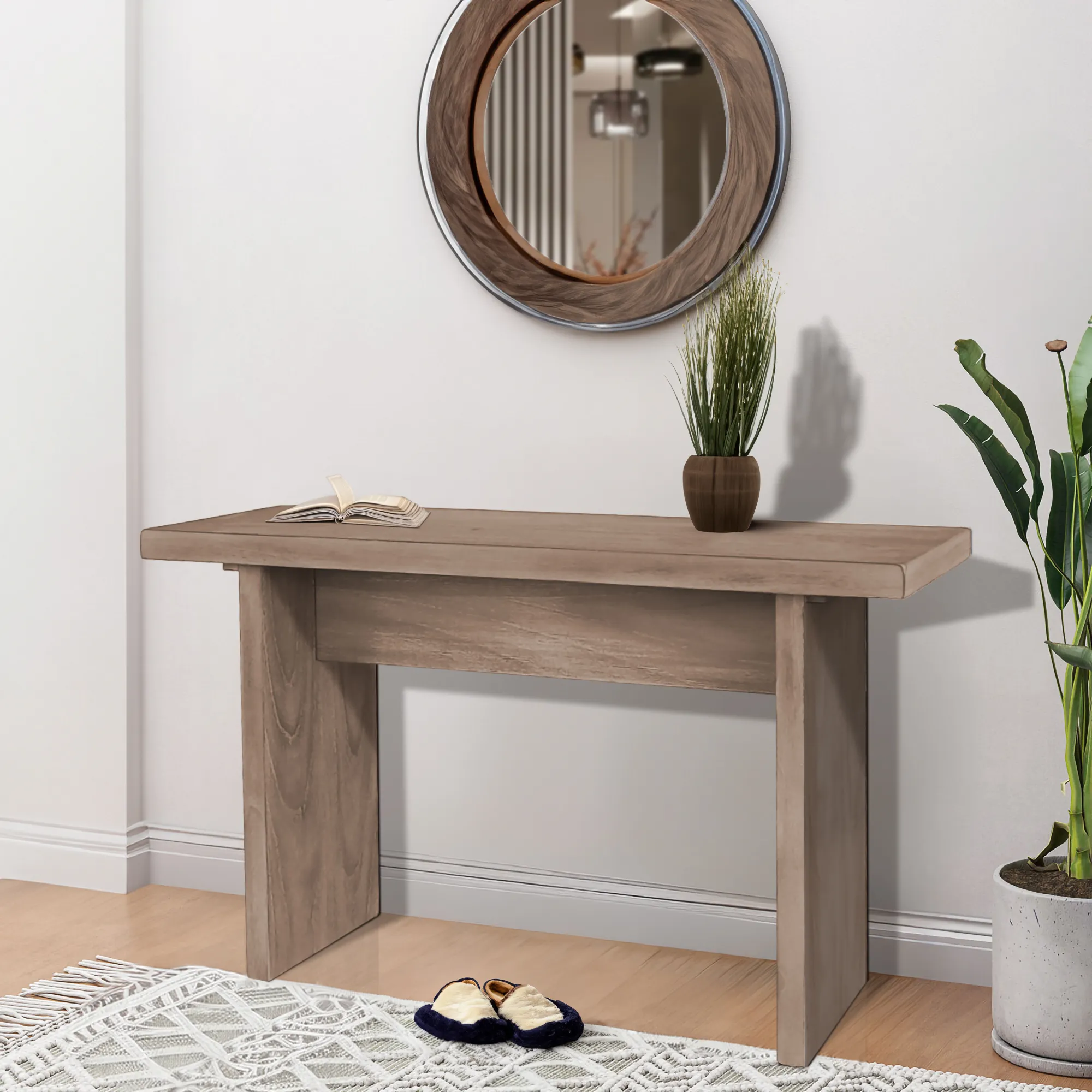 CH Wheat Lailani Console Table