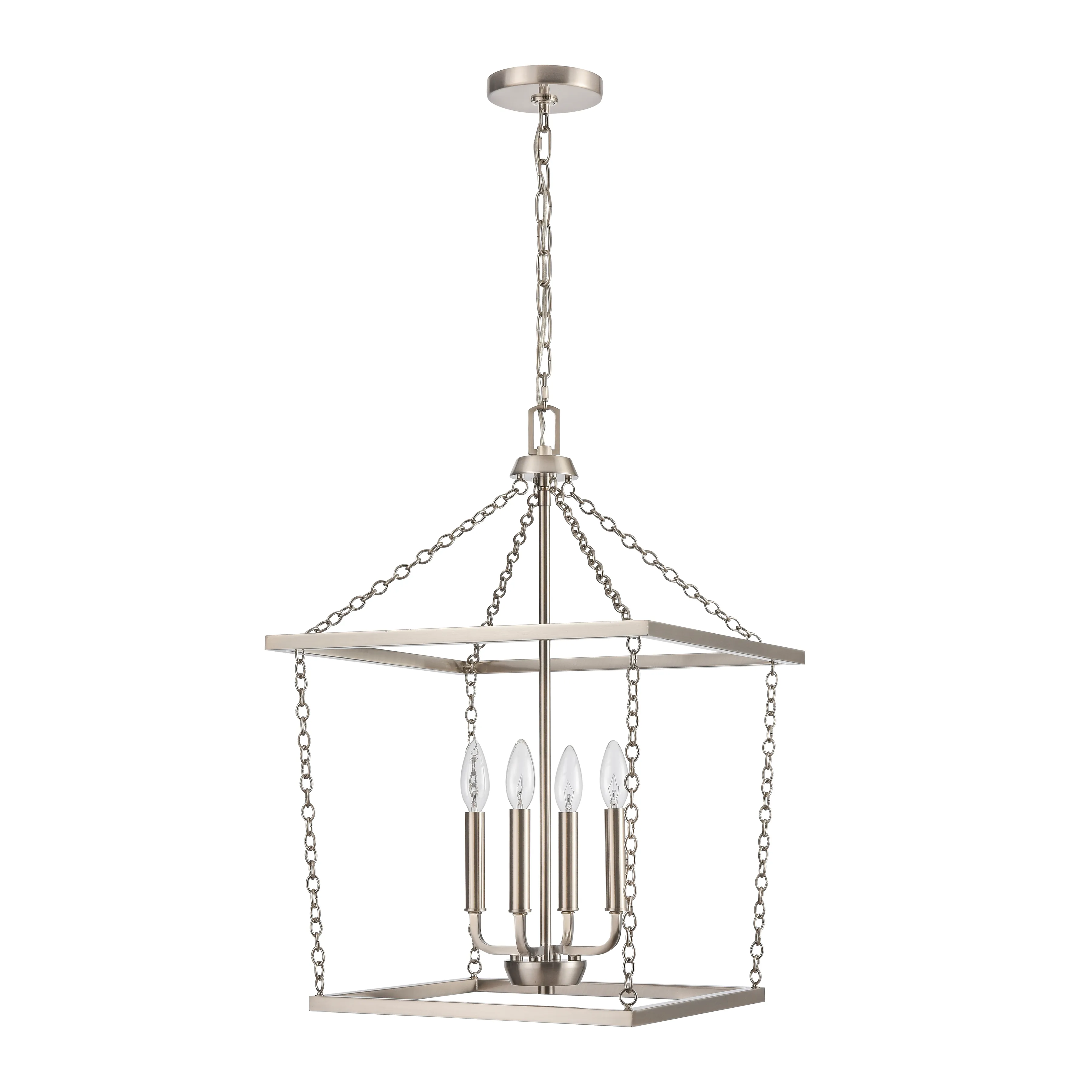 Emmett 17'' Wide 4-Light Pendant - Brushed Nickel