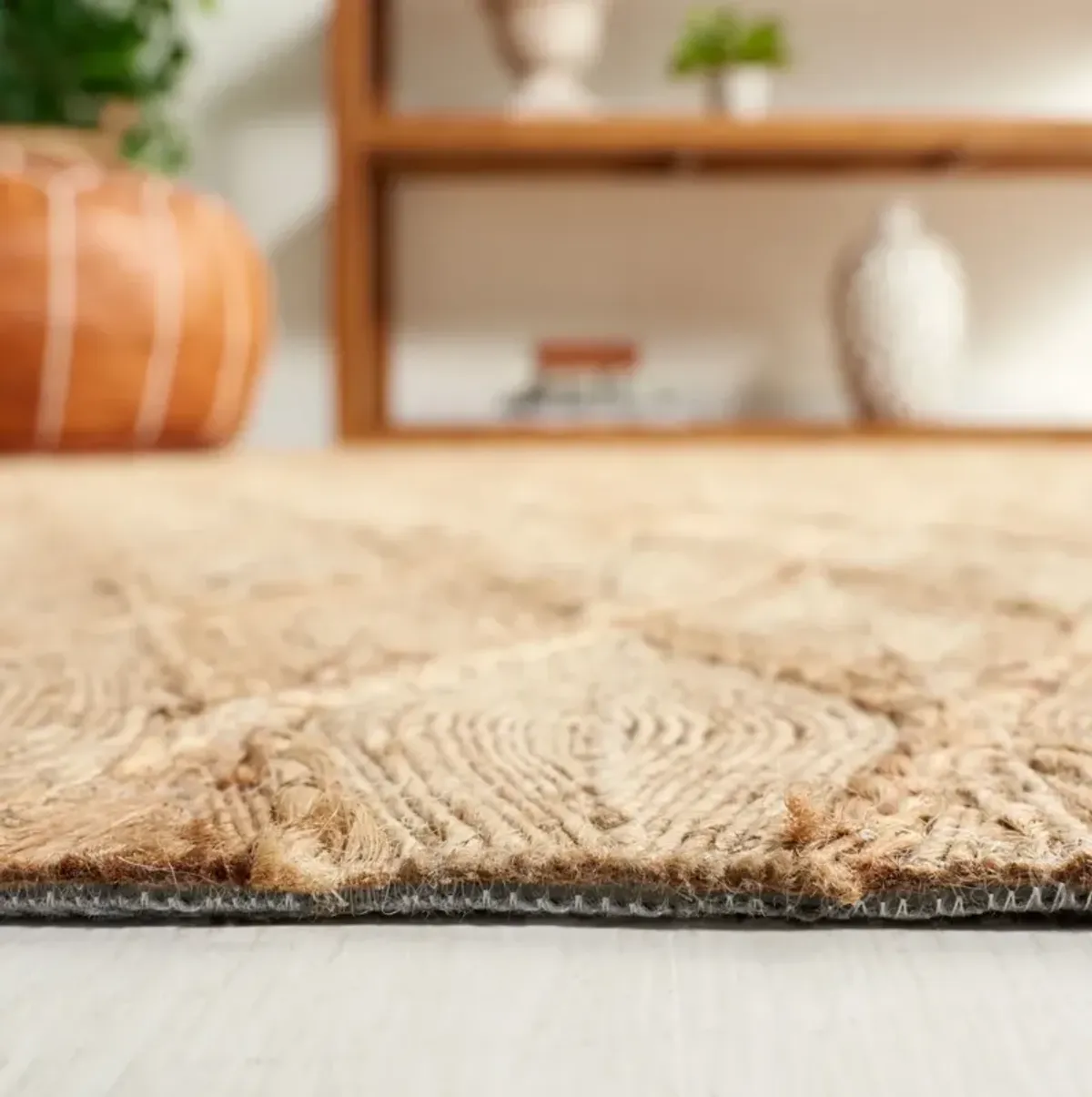 NATURAL FIBER 825 NATURAL 6' x 9' Medium Rectangle Rug