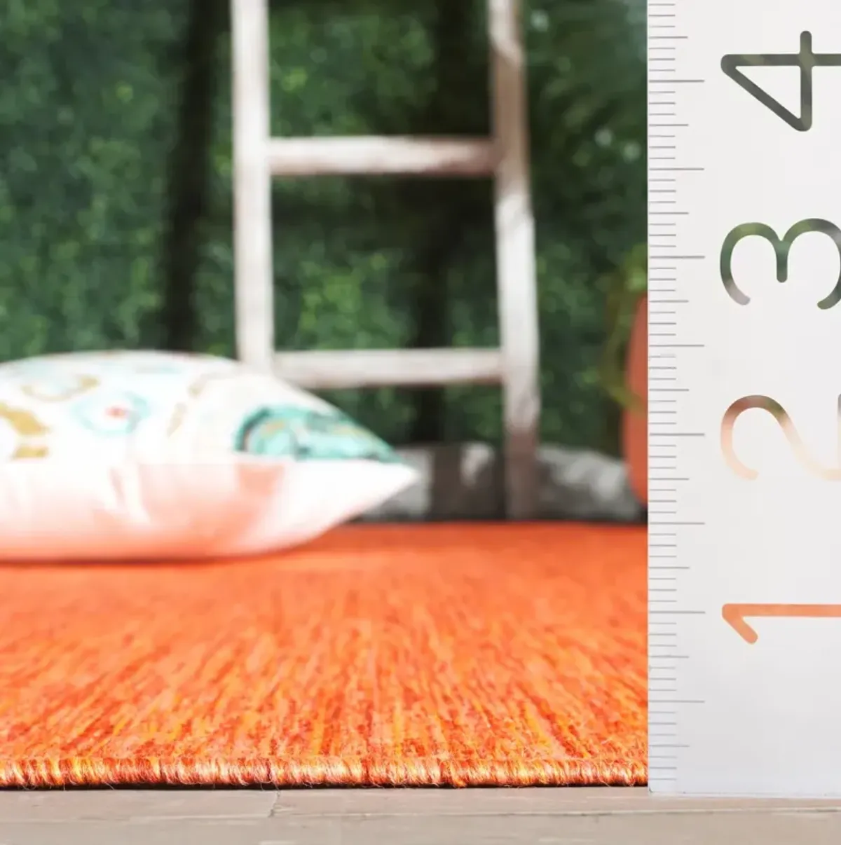 BEACH HOUSE 274 ORANGE 2'-2' x 8' Runner Rug