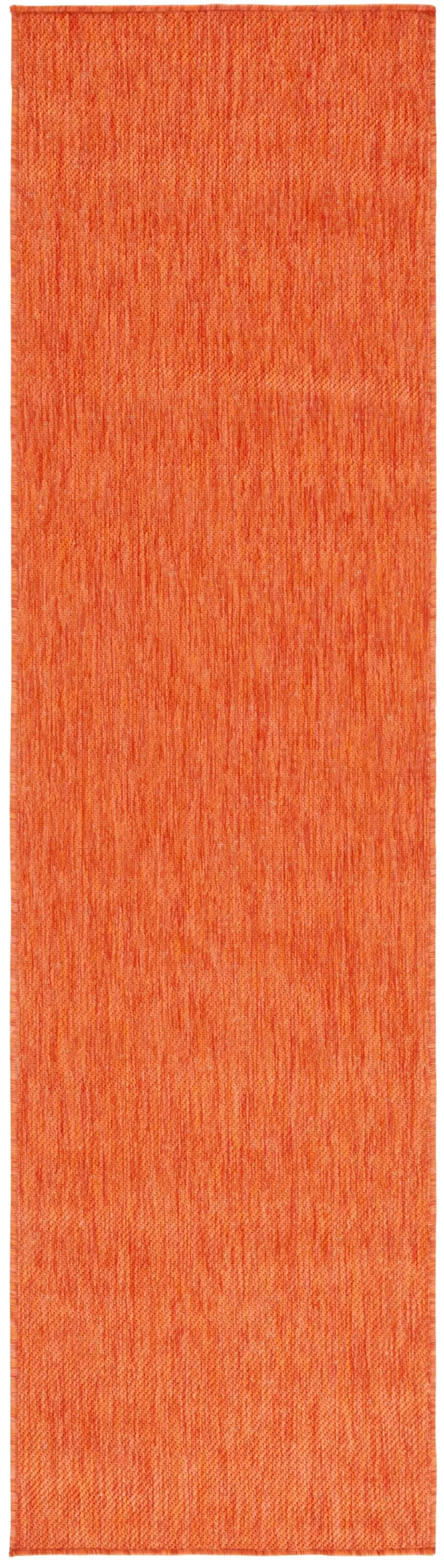 BEACH HOUSE 274 ORANGE 2'-2' x 8' Runner Rug