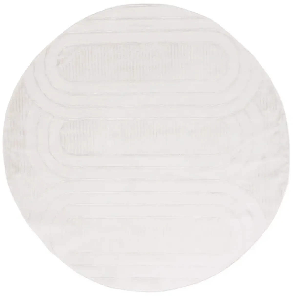 ARCHWAY 802 IVORY  6'-7' X 6'-7' Round Round Rug