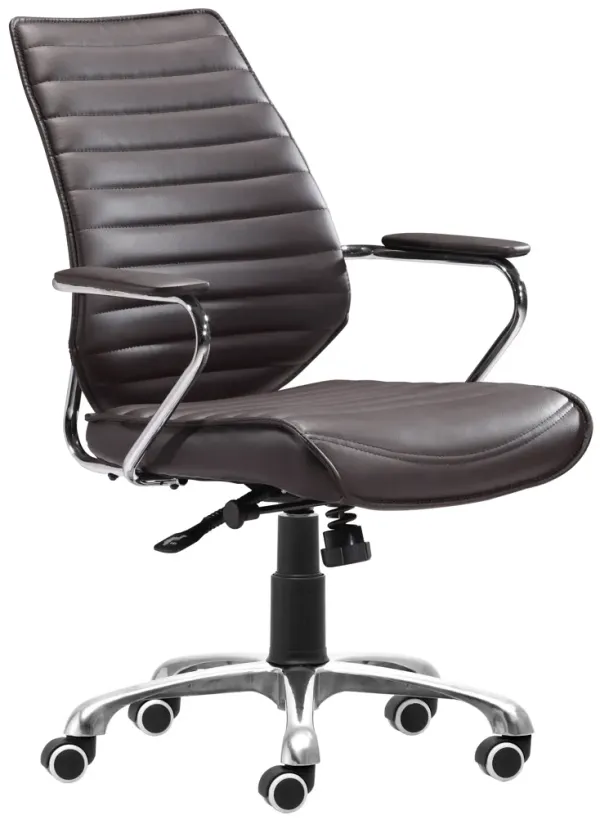 Enterprise Low Back Office Chair Espresso