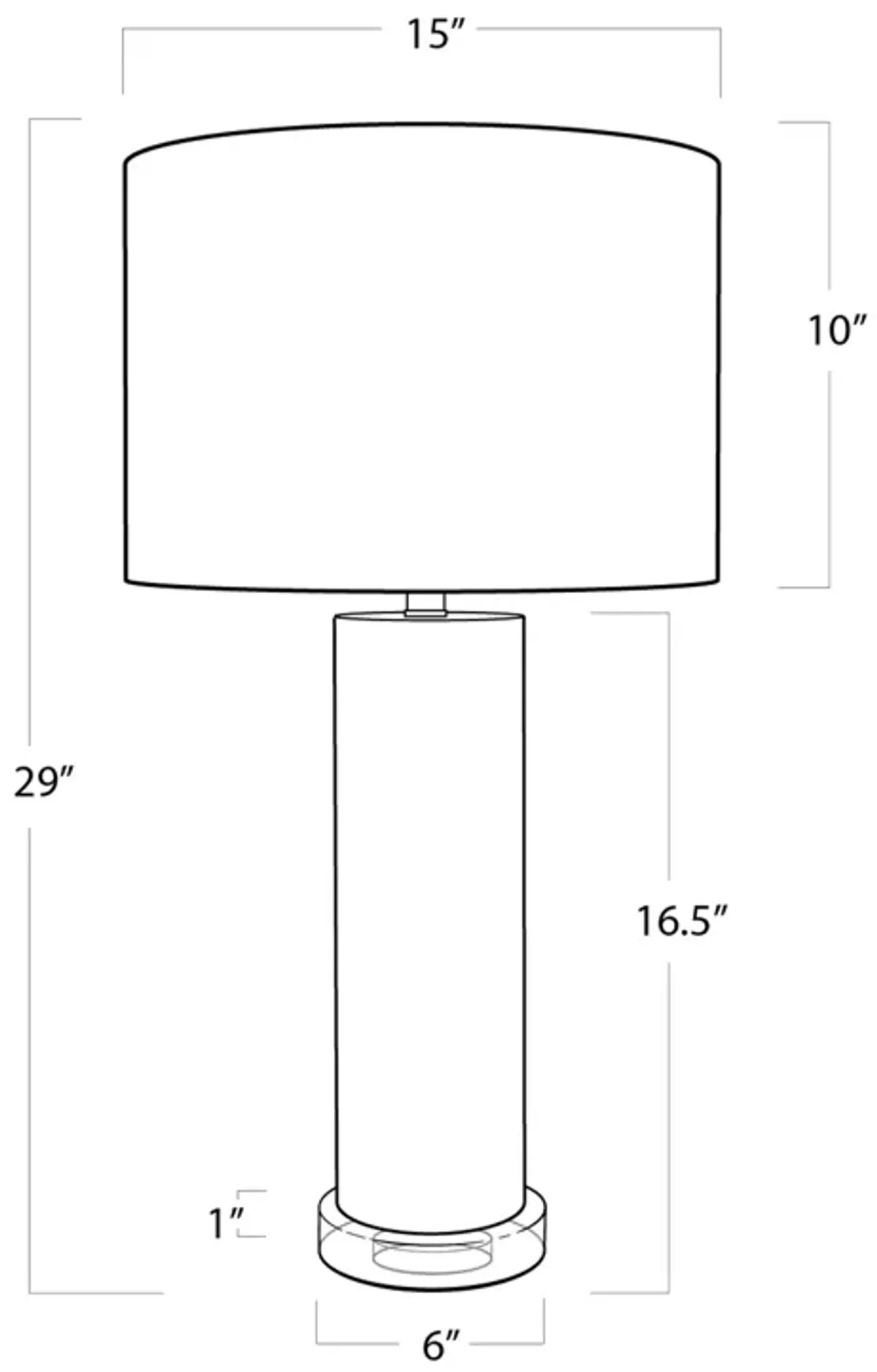 Scalloped Capiz Table Lamp