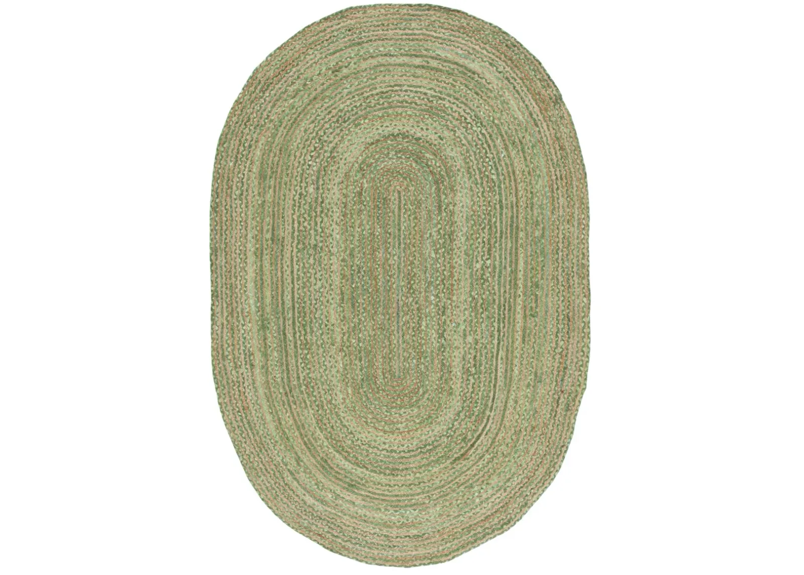 CAPE COD 202 GREEN  5' x 8' Oval Oval Rug