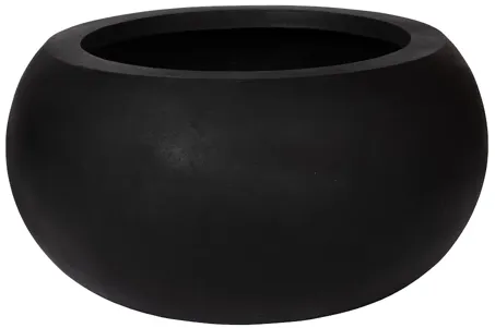 Rounded Planter, Large, Black