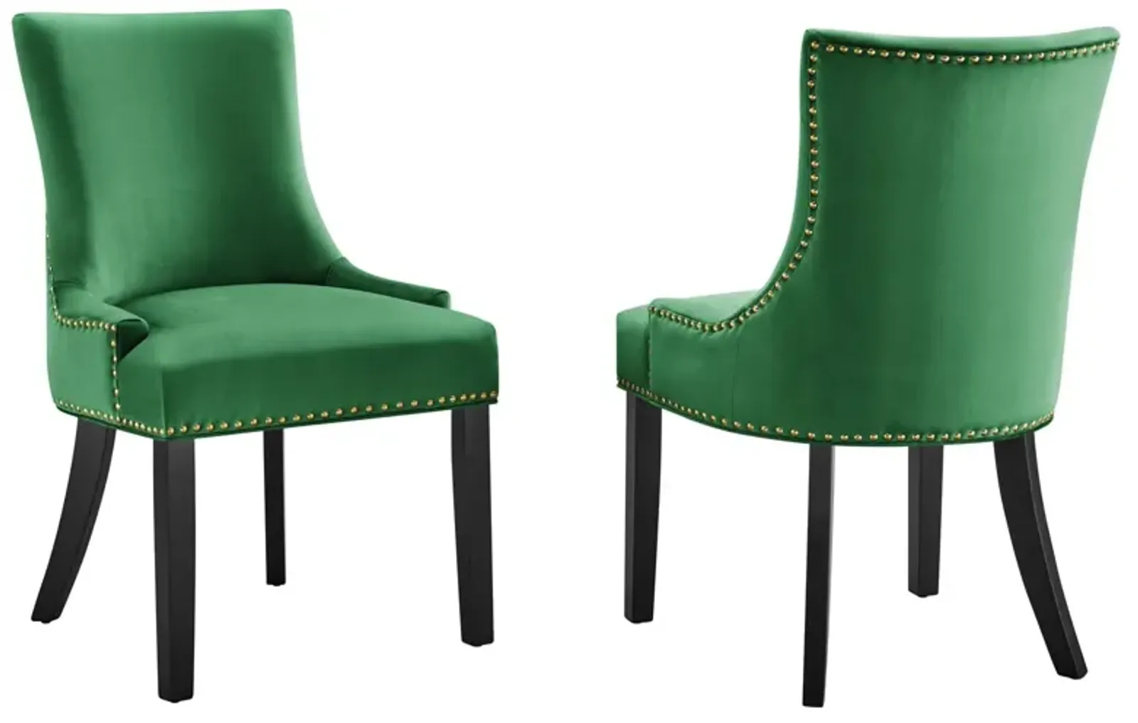 Marquis Performance Velvet Dining Chairs - Set of 2