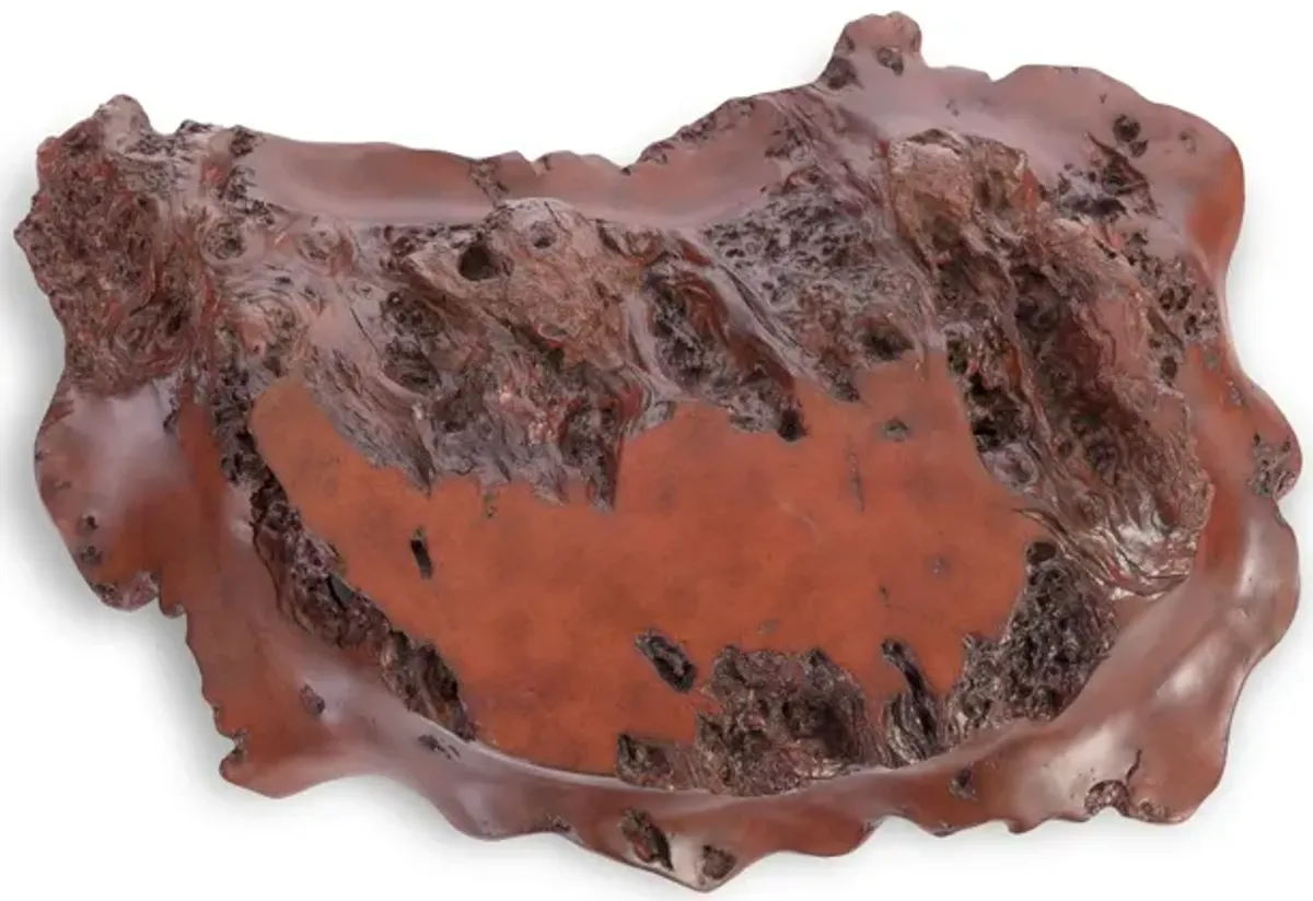 Burled Wall Art, Faux Rosewood