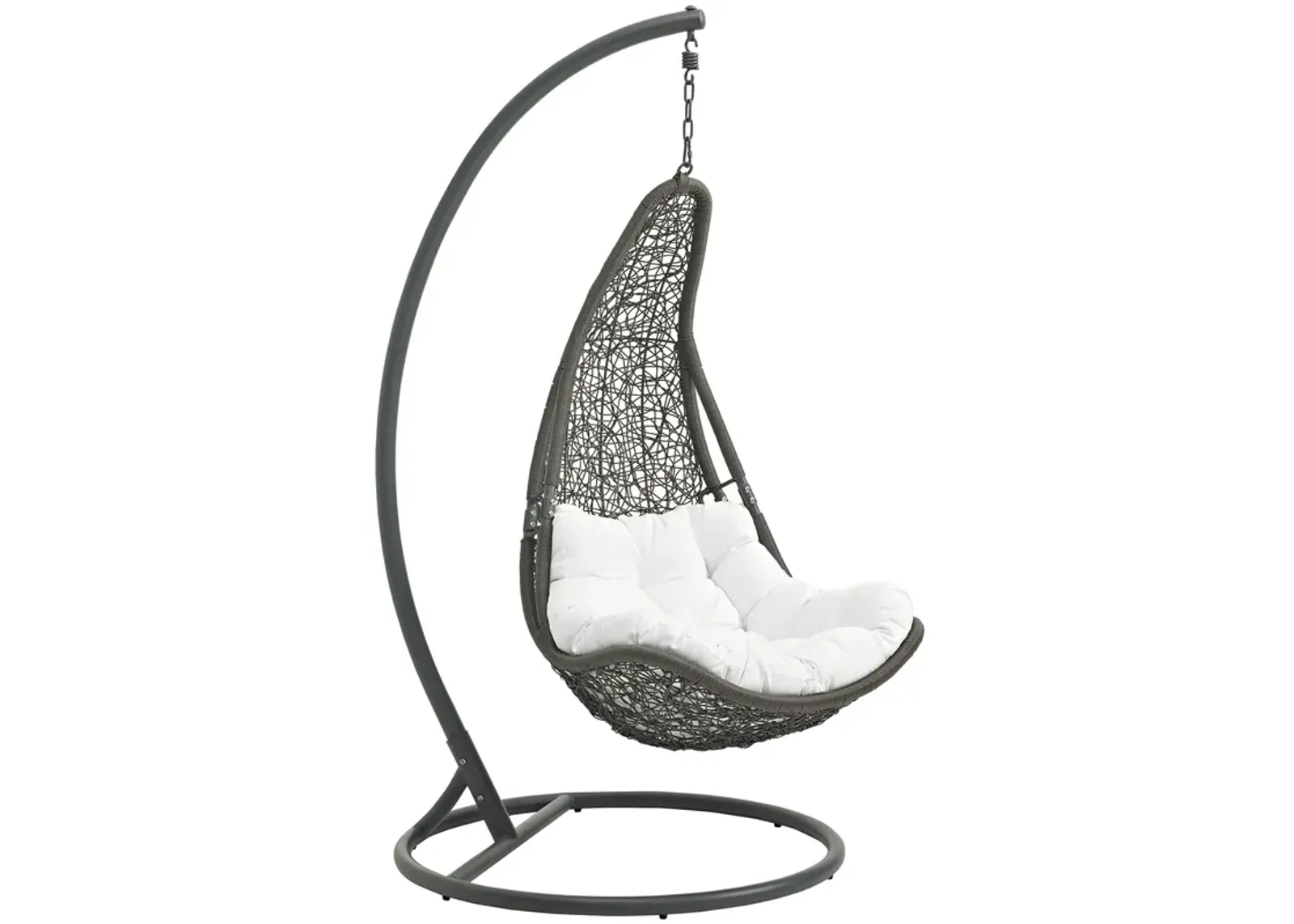 Abate Outdoor Patio Swing Chair With Stand