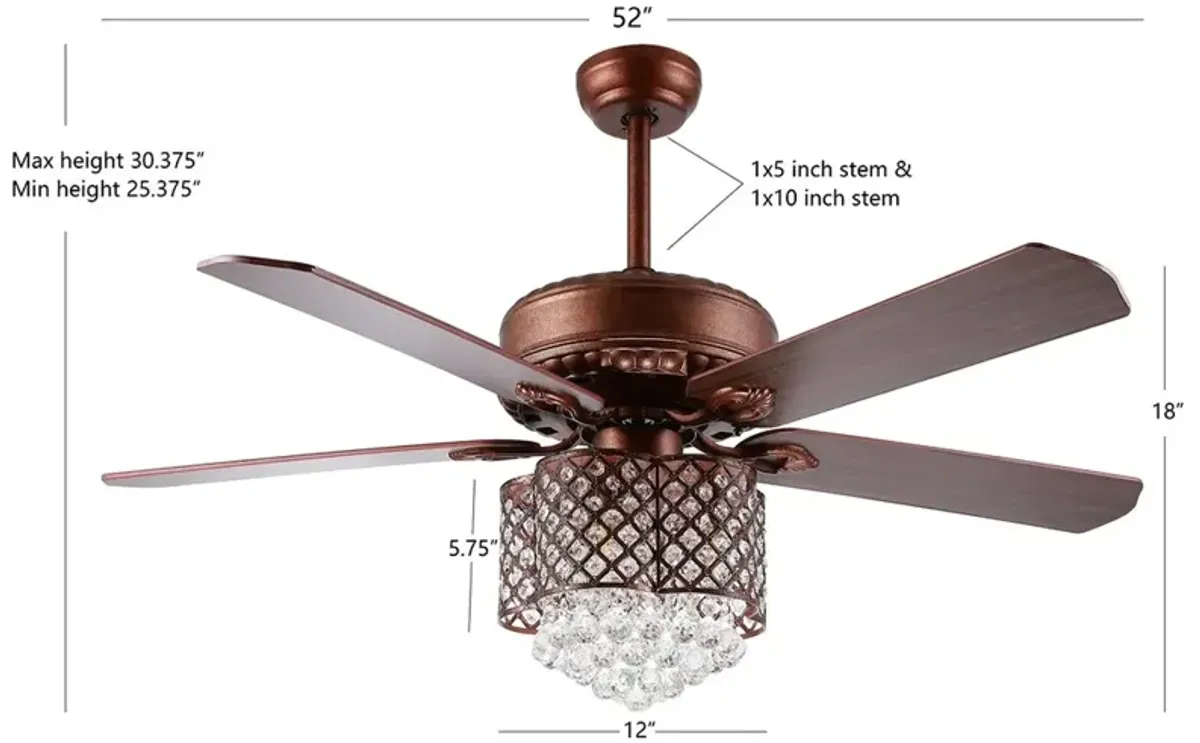 KELSO CEILING LIGHT FAN