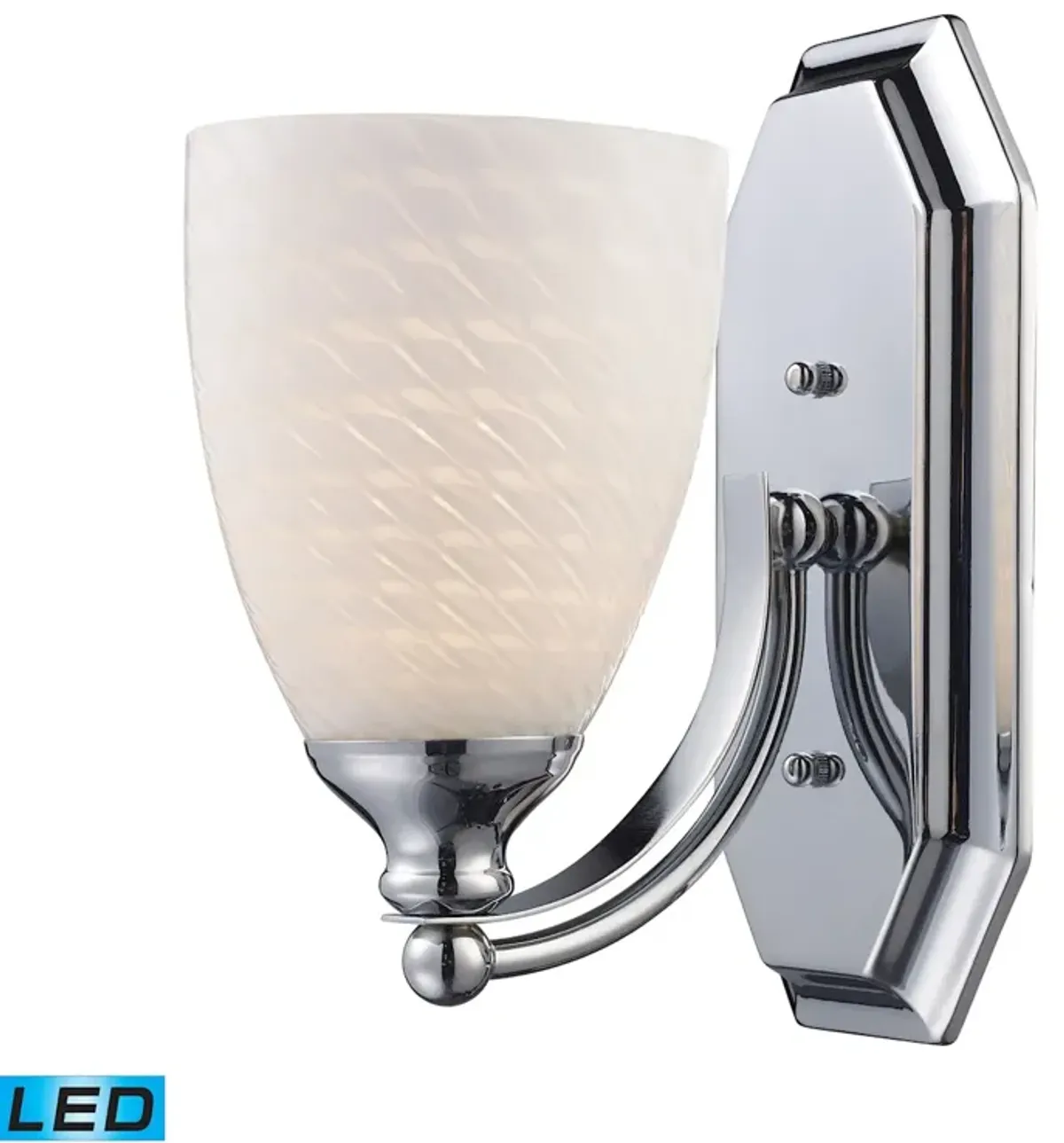 Mix and Match Vanity 5" Wide 1-Light Vanity Light - Polished Chrome