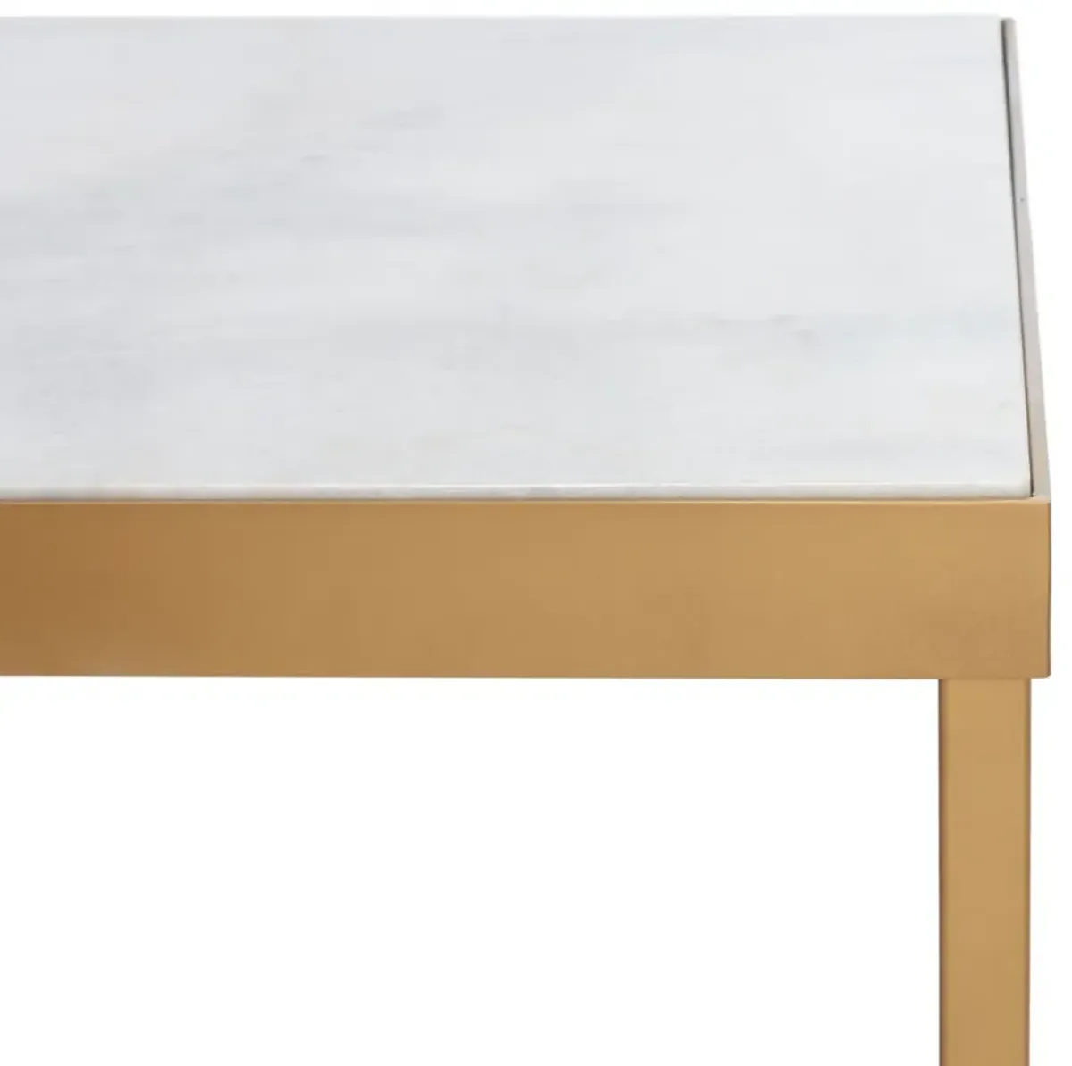 Caralyn Rect Marble Coffee Table