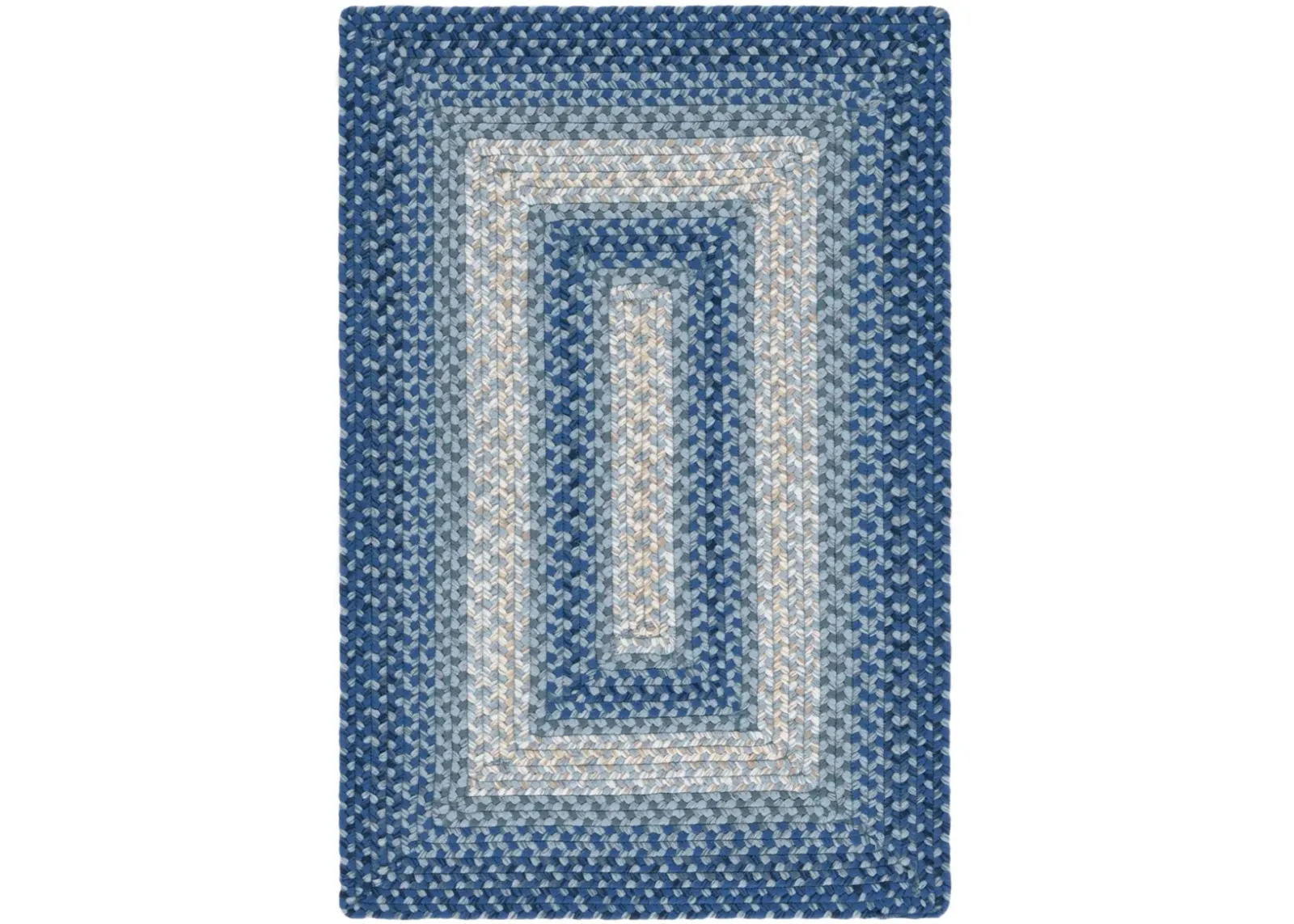 BRD311 NAVY  5' x 8' Medium Rectangle Rug