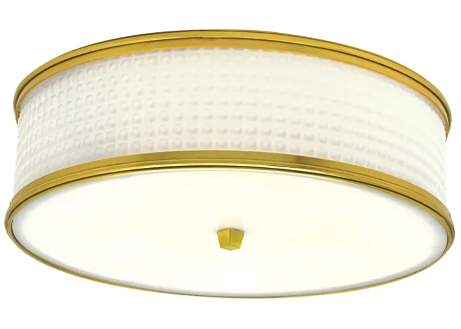 Prism Flush Mount Light - Satin Brass