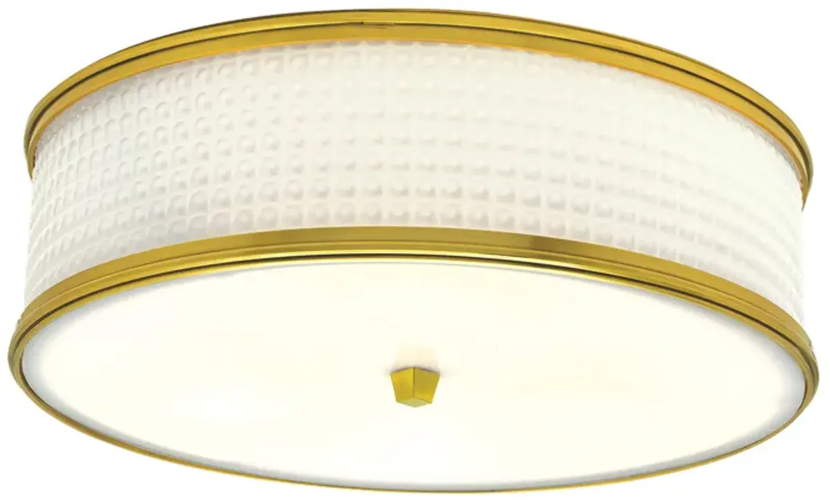 Prism Flush Mount Light - Satin Brass