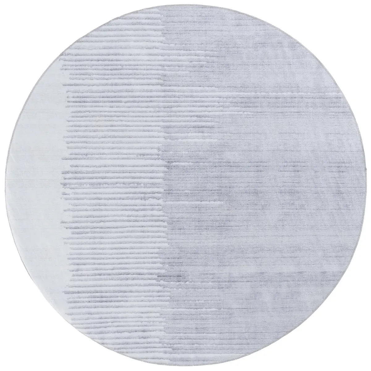 MALIBU 835 LIGHT GREY  6' x 6' Round Round Rug