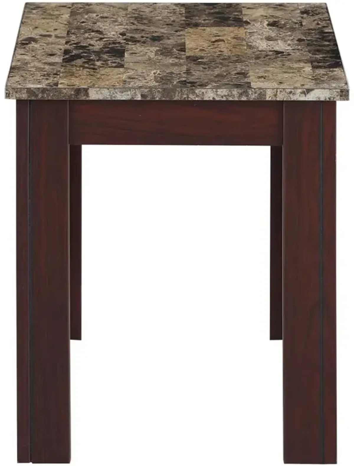 Rhodes 3-piece Faux Marble Top Occasional Set Brown