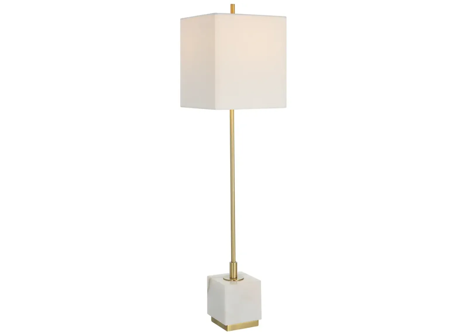 Escort Brass Buffet Lamp