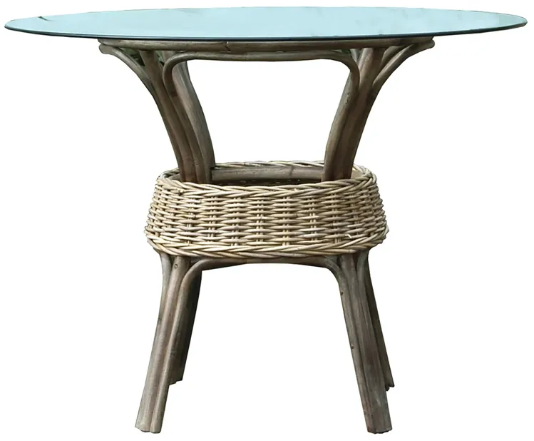 Panama Jack Exuma Stackable Dining Base with Glass - 