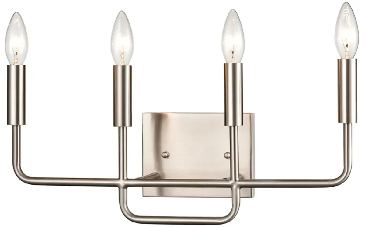 Park Slope 18.5" Wide 4-Light Vanity Light - Brushed Nickel