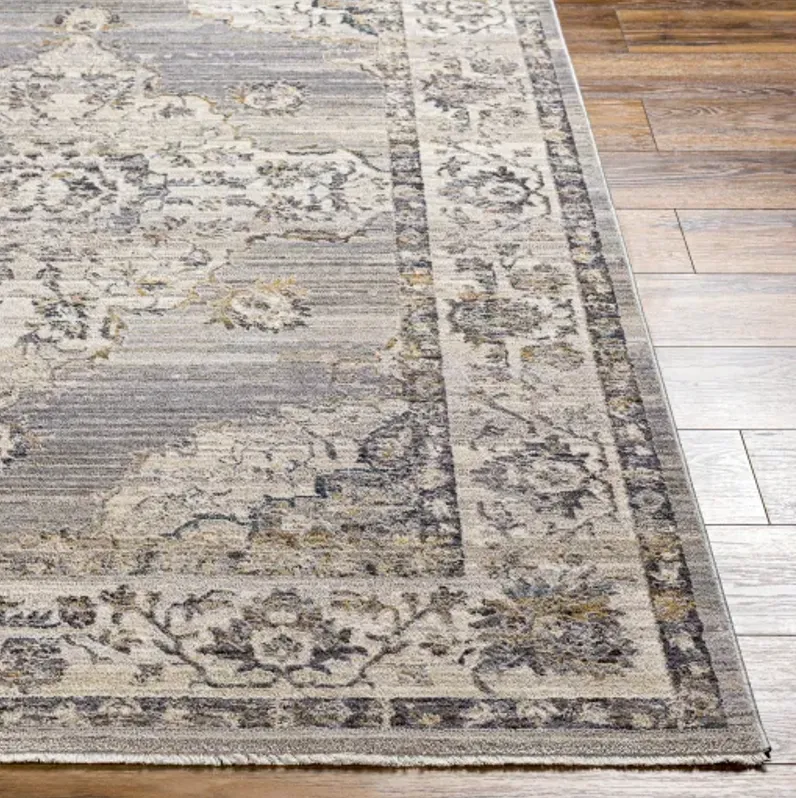 Aida AAD-2301 2' x 2'11" Machine Woven Rug